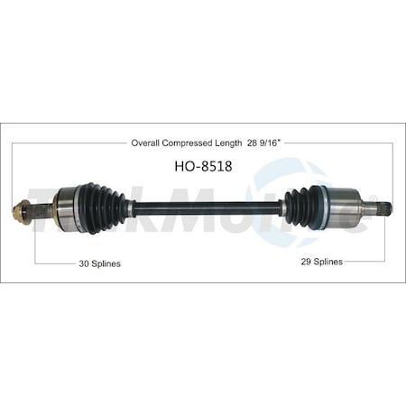 Surtrack Axle Cv Axle Shaft, Ho-8518 HO-8518